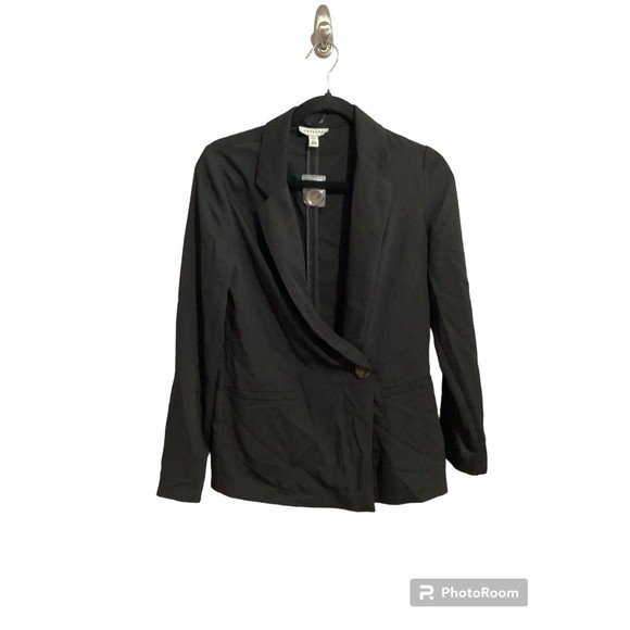 Topshop NWOT Black Basic Blazer - Picture 6 of 6